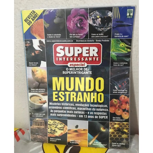 Revista Mundo Estranho N Agosto Shopee Brasil