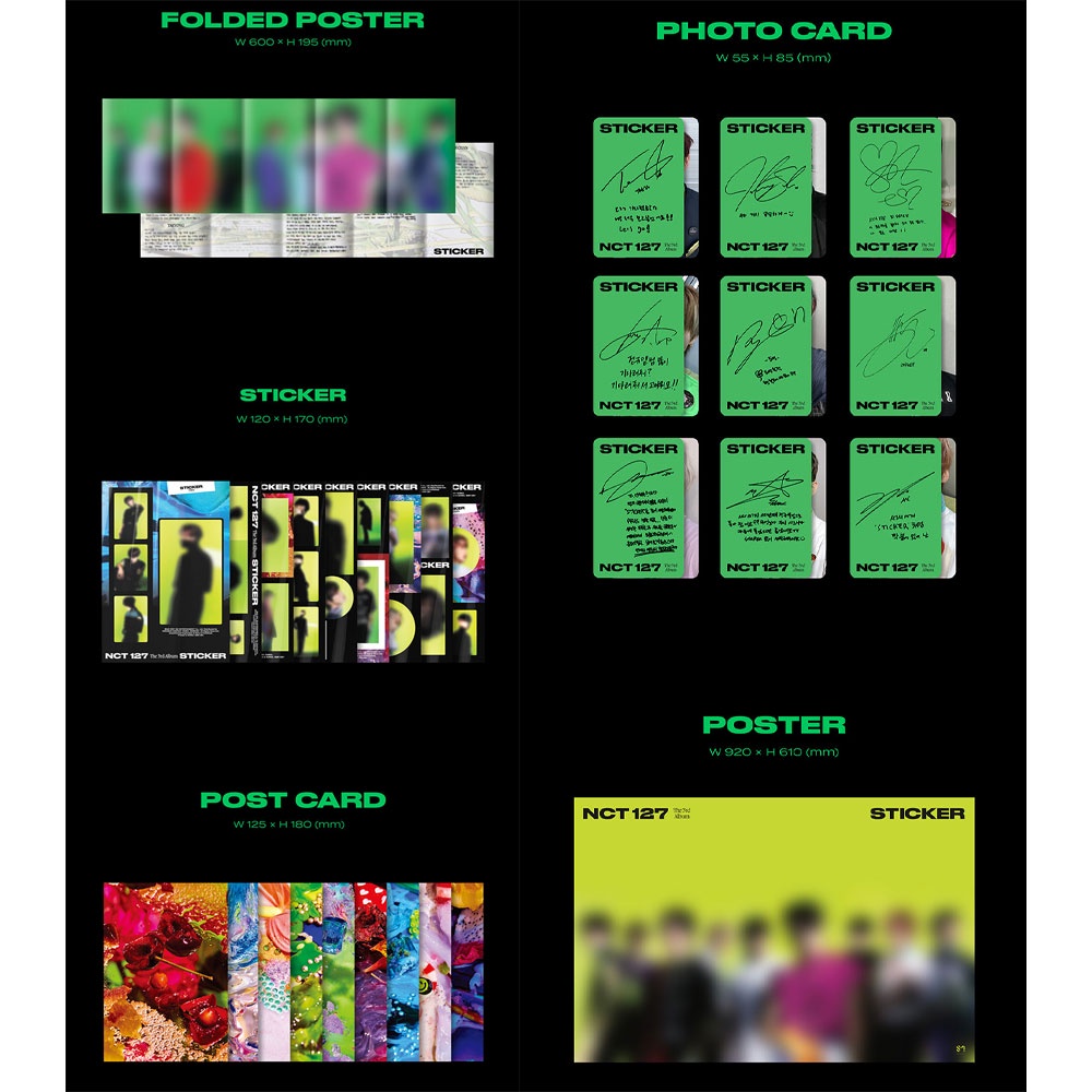 NCT 127 - The 3rd Album [ Sticker ] | Shopee Brasil