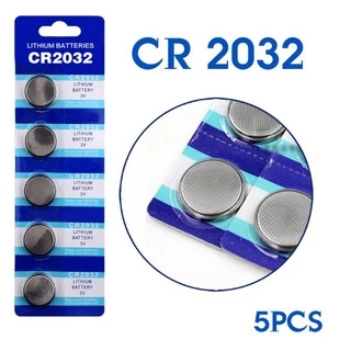 Kit 5pcs Bateria Cr2032 Para Placa Mãe / Controle Alarme Carros E Moto