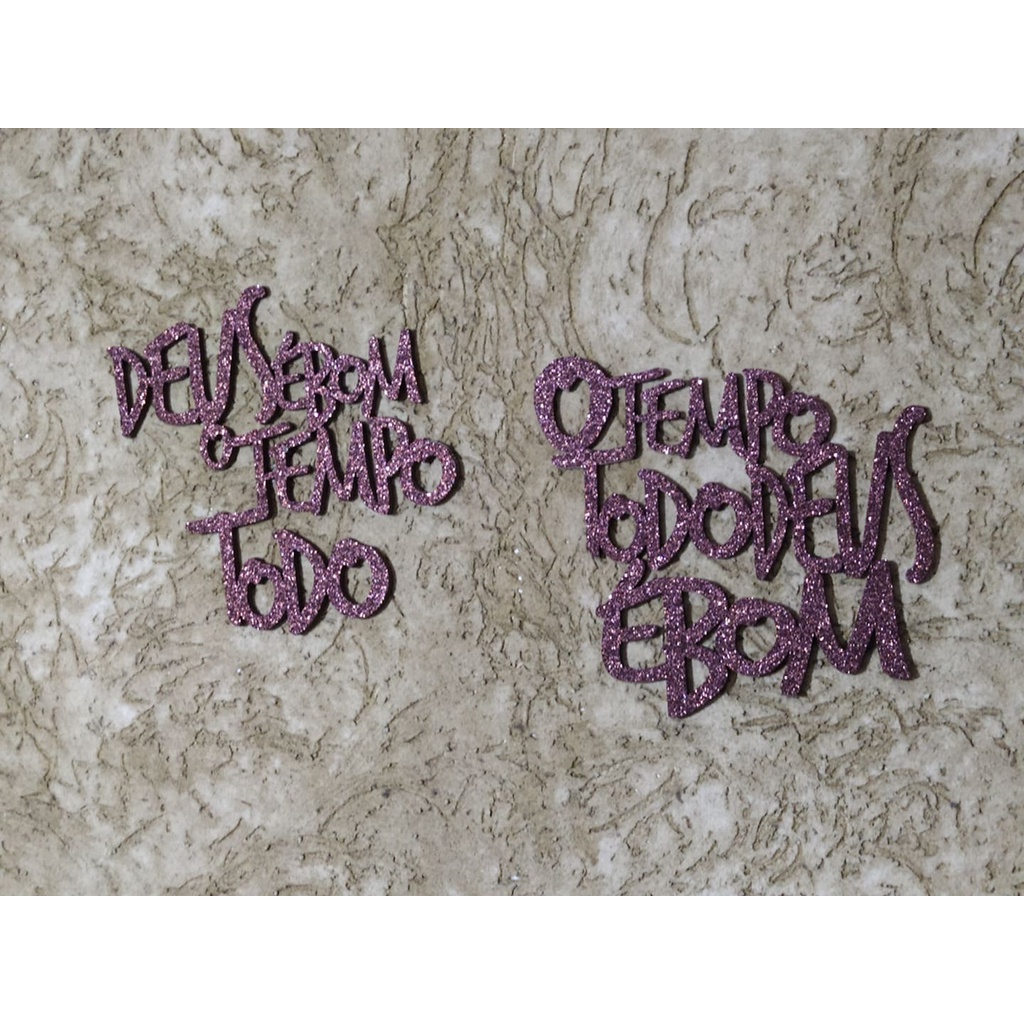 Painel de frase ( Deus é bom o tempo todo) O tempo todo Deus é bom ) Luxo