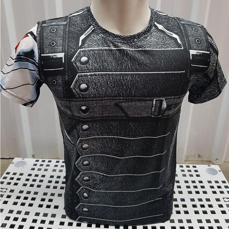 Camisa Compressão Soldado Invernal Modelo 1 Manga Curta