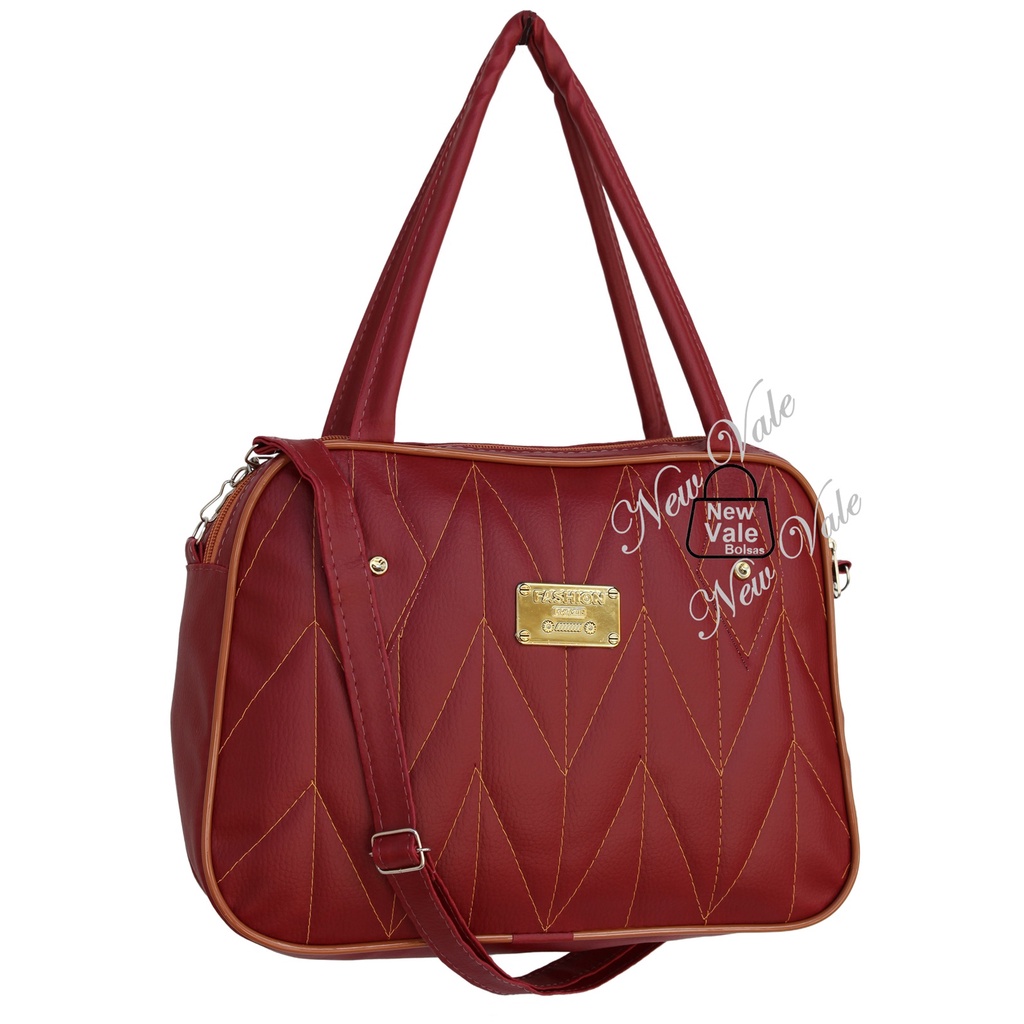 Bolsa Feminina 2 Divisões 2 Alças -Alça de Ombro e Alça Transversal Moda Atual Atacado Varejo