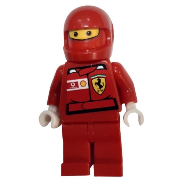 Minifigura lego boneco ferrari formula 1 Original