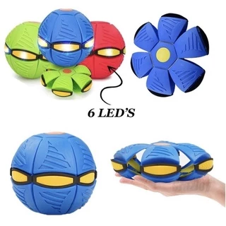 Brinquedo Fidget popit Bola de disco voador 2 Led Brinquedo com mola ESTOQUE BRASIL