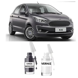 Tinta Tira Risco Automotivo Ford Ka + Cinza Moscou 2015 2016 2017 2018 2019 2020
