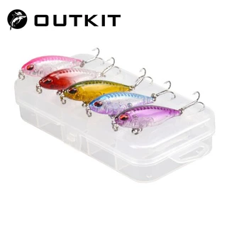 Pcs Mini Lápis 5 Cm 3 5g Wobblers Isca De Pesca Set Kit Com Caixa Rígido Iscas Sinking Da Carpa Enfrentar Artificial