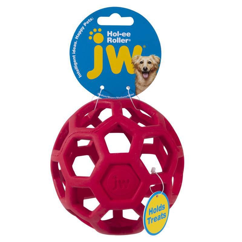 Bola JW Holle Roller Extra Grande Vermelho para Cachorro