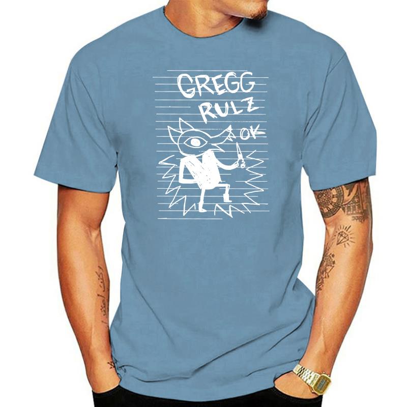 Camiseta Night In The Woods Gregg Rulz Ok , De Algodão Premium | Shopee ...