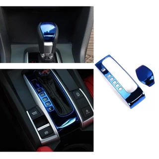 Kit acessórios Honda civic G10 Touring 2017 a 2022 aplique metálico do Painel câmbio Automático e cabeça da manopla