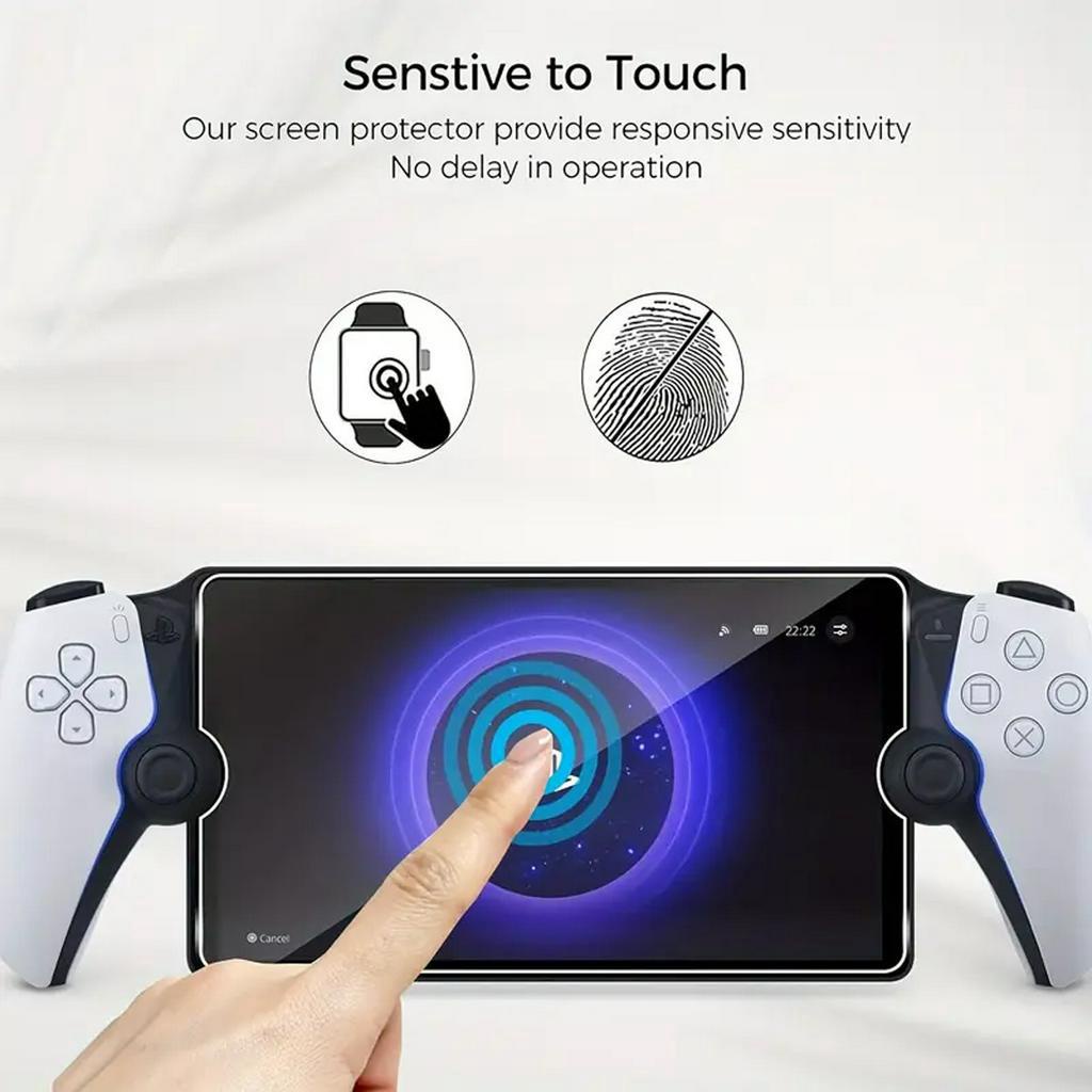 Película Protetora Para Console De Jogos Sony/PS5 De Vidro Portátil De 8 Polegadas Adequada PS5