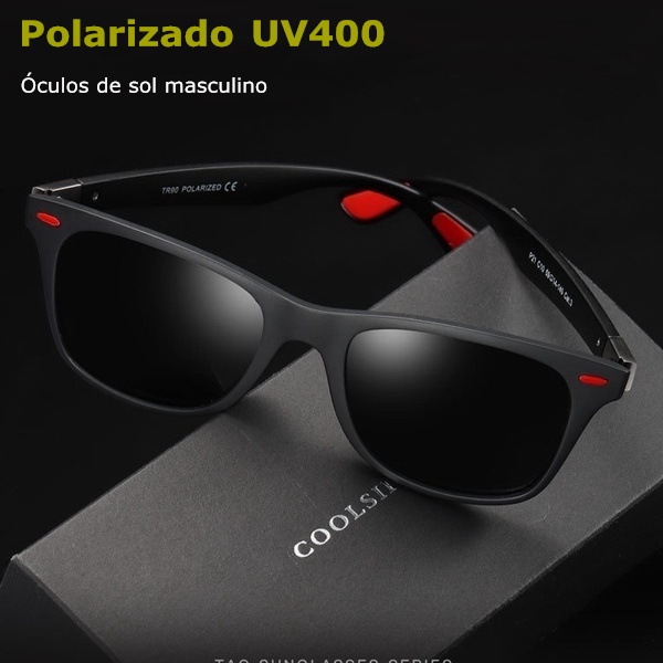 Óculos De Sol De Sol Masculino Lente Uv400