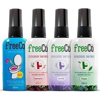 Bloqueador Odor Sanitário Freecô 60ml Aromas diversos Desodorizador