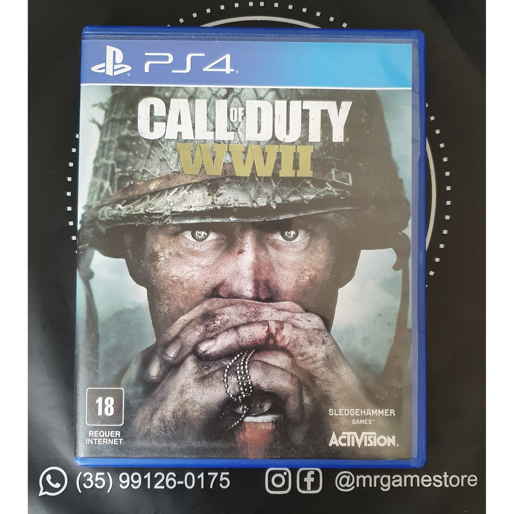 Call Of Duty WWII WW2 PS4 Mídia Física Seminovo