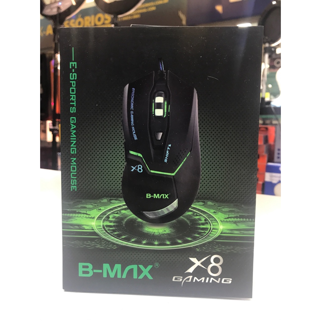 Mouse Gamer Estone X8 2400dpi Ergonomic Led | Shopee Brasil