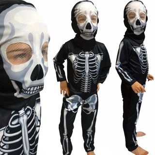 Fantasia Esqueleto Caveira Roupa Halloween infantil criança