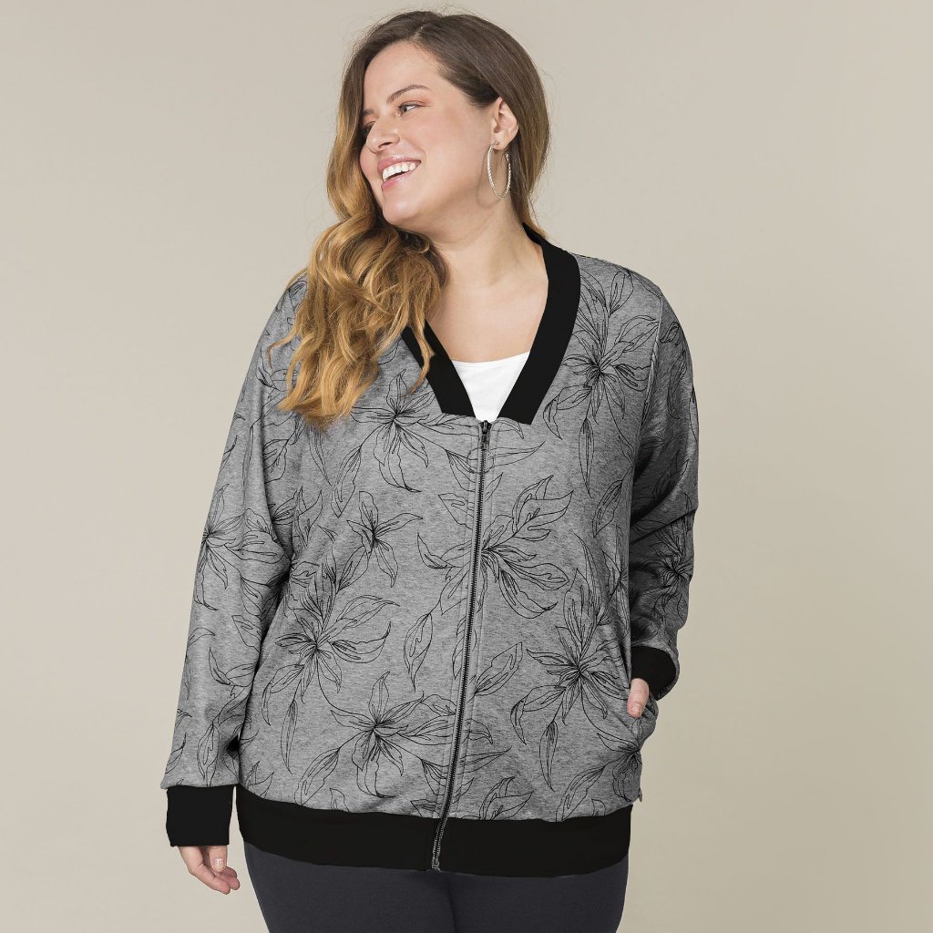 Jaqueta Bomber Plus Size | Shopee Brasil