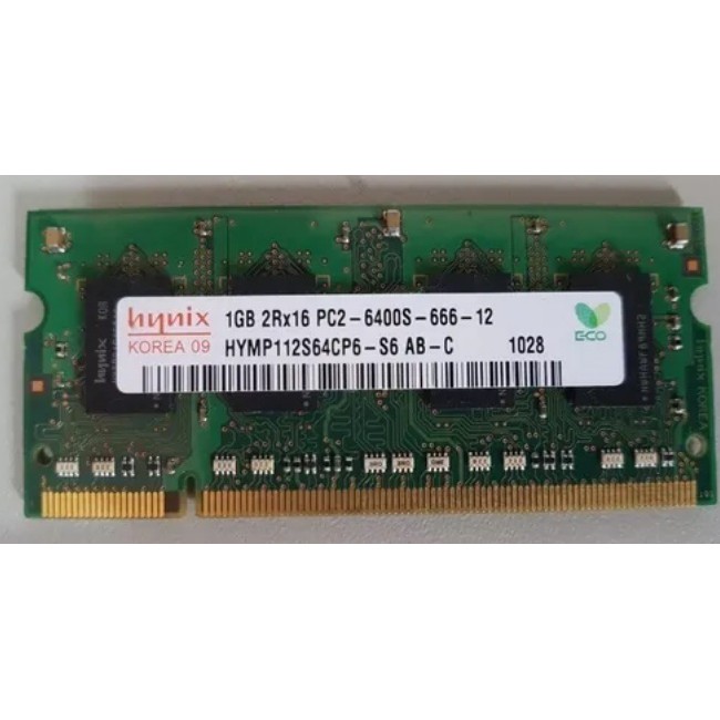RAM HYNIX HYMP125S64CP8 S6 AB C 2GB DDR2 800MHZ CL6 SODIMM 1,35V - Foto 7