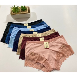 Kit C/ 5 Shorts Renda Confortável Sexy Lingerie Ideal Para Revenda