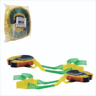 5.000 Fitinhas Fitas Decorativas de Plástico Verde e Amarelo Brasil Copa do Mundo Festas em Oferta na Shopee
