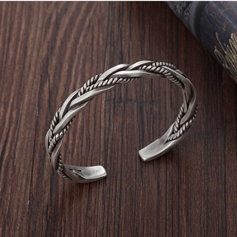Pulseira Masculina Aberta Ajustável