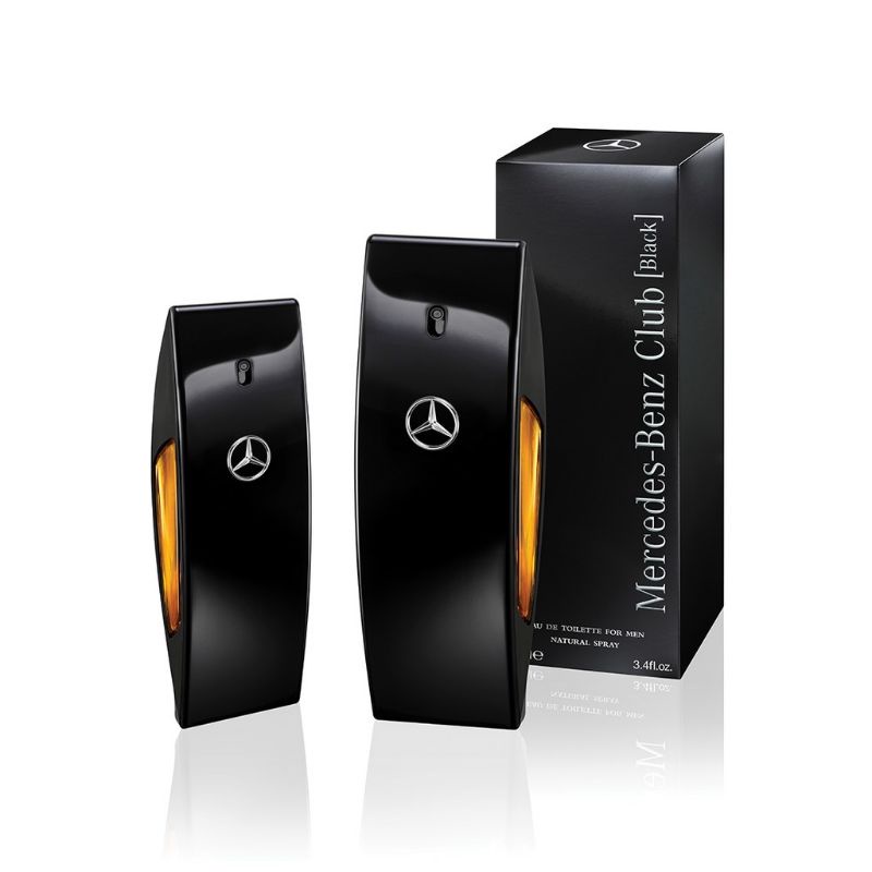 Perfume Mercedes Benz Club Black Eau de Toilette 100ml - Original Masculino