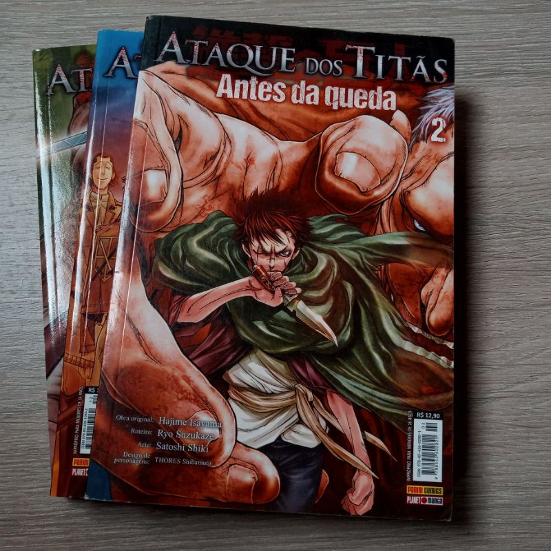 Mangá - Ataque dos Titãs - Antes da queda - Edição 2