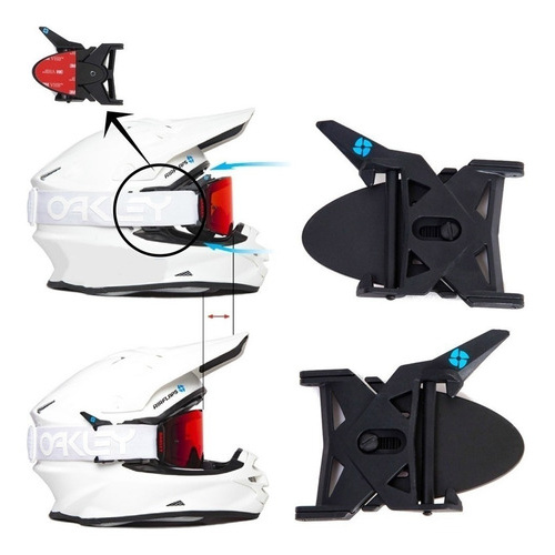Sistema Airflaps Para Capacete E Óculos De Trilha E Enduro 