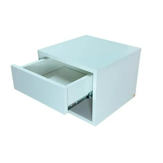 Mesa de cabeceira com Gaveta suspensa mesinha decorativo MDF/MDP