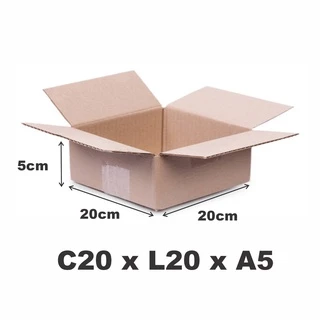50 Caixas de papelão 20x20x5 e-commerce padrão correios/pac/sedex