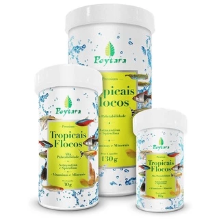 Poytara Tropicais Flocos. Ração Especial em Flocos P/ Peixes Tropicais