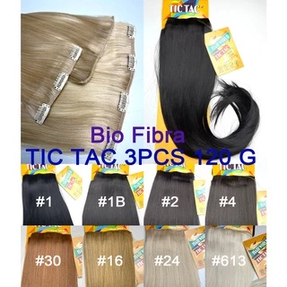 Tic Tac Cabelo Orgânico Bio Fibra Liso 70 Cm 120g 3 telas/pacote