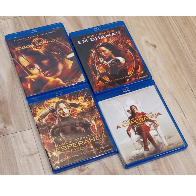 Blu-ray Jogos Vorazes - Coleção Completa