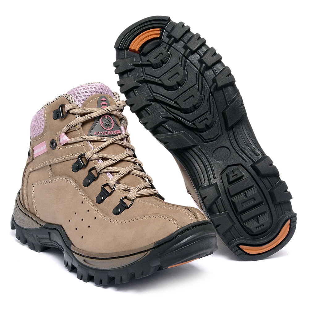 Bota Caterpillar Feminina Couro legítimo Lançamento confortável + palmilha  em gel e meia de brinde em Promoção na Americanas