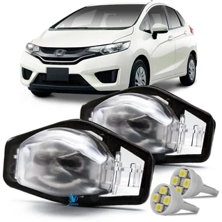 Par Lanterna Luz De Placa + LED Honda New Fit 2015 2016 2017 2018 2019 2020 2021