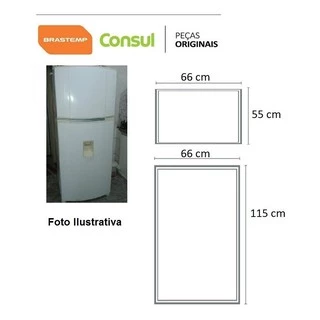 Borrachas / Geladeira Consul Crd48 Brd48d, Brr49 Sup E Inf