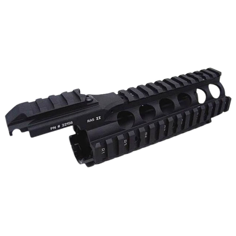 Handguard Airsoft M4 RAS II em Alumínio Trilho Padrão Picatinny 22mm ...