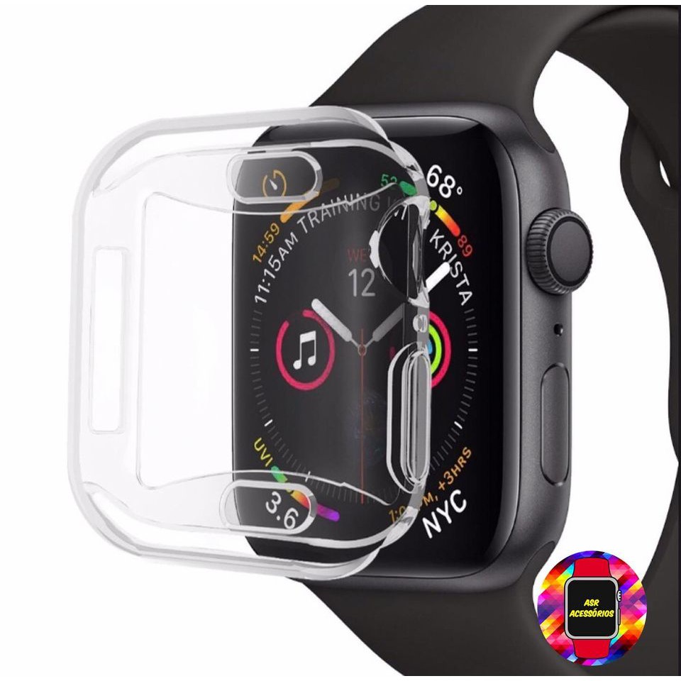 Capinha Case Relógio Apple Watch 38mm a 44mm Capa Bumper Flexível