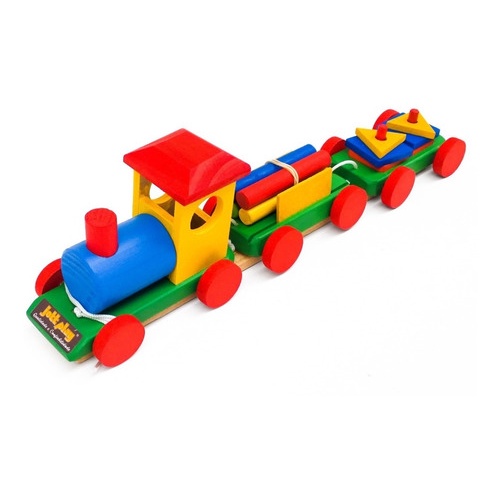 Trem do brinquedo foto de stock. Imagem de retro, brinquedo - 16389090   Trem de madeira, Carros de brinquedo de madeira, Trem de madeira de  brinquedo