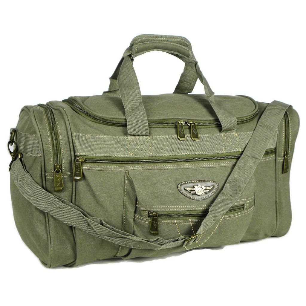 bolsa de viagem sacola transversal lona KVN JA7011-21 50 litros, forrada, bolsa de mão, mala de viagem, bolsa esportiva de academia