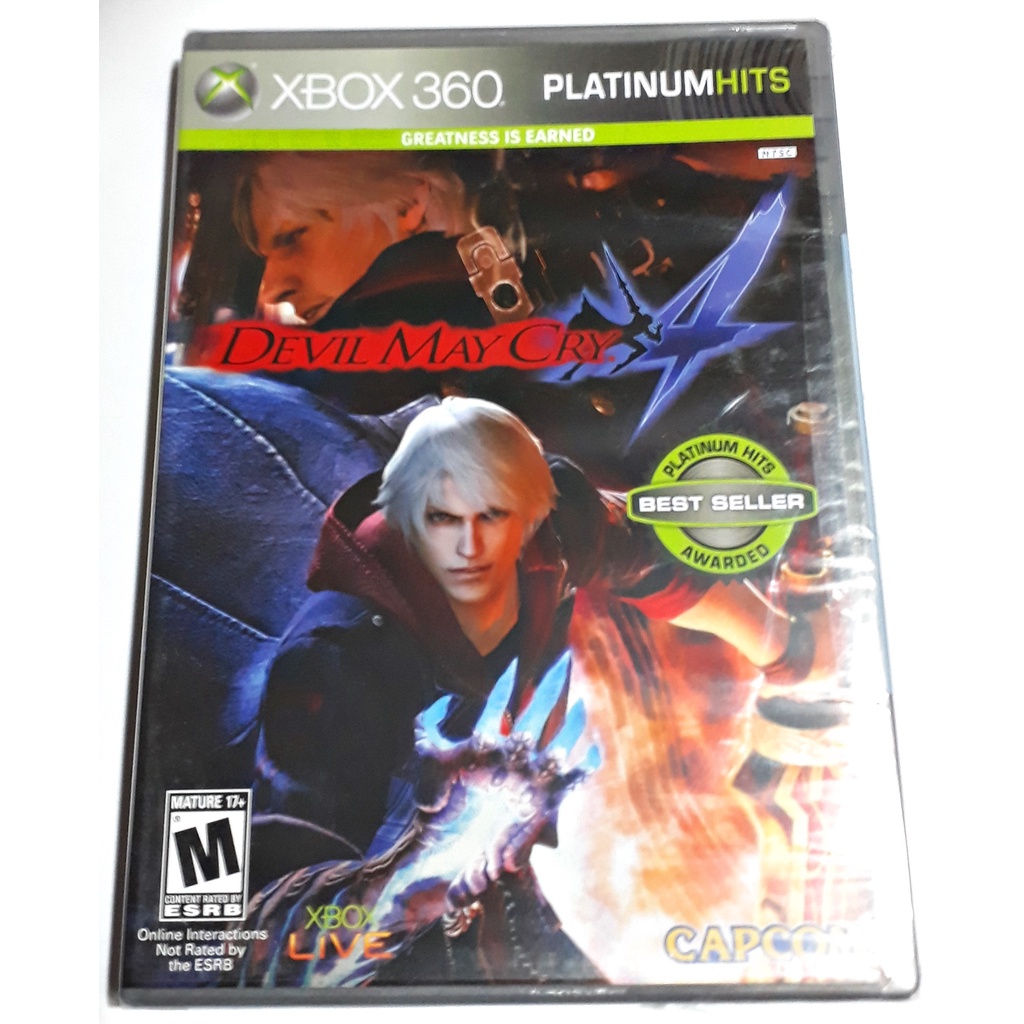 Jogo Devil May Cry 4 Xbox 360 Lacrado Platinum Hits em Promoção na