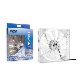 Fan Cooler Gamer 140mm X 140mm Led Branco Dex - Dx-14t