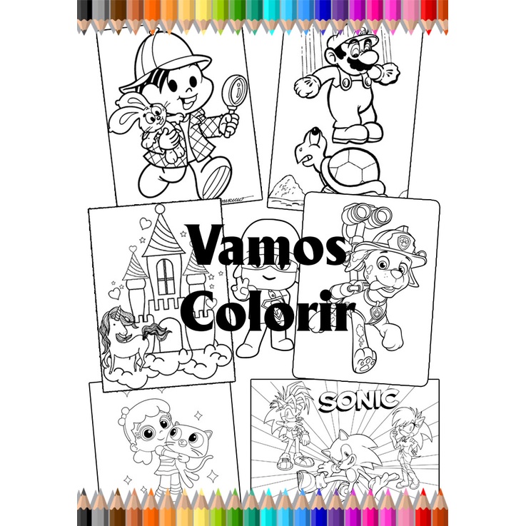 30 Desenhos para Colorir