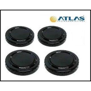 Kit Espalhador Peça Do Fogão Atlas Mônaco Glass - 4 Bocas