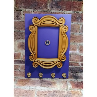 Porta chaves FRIENDS logo, decoração quarto séries, nerd.