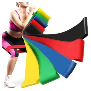 Kit 5 Faixas Elasticas Thera Band Com 5 Niveis Fisioterapia em Oferta na Shopee