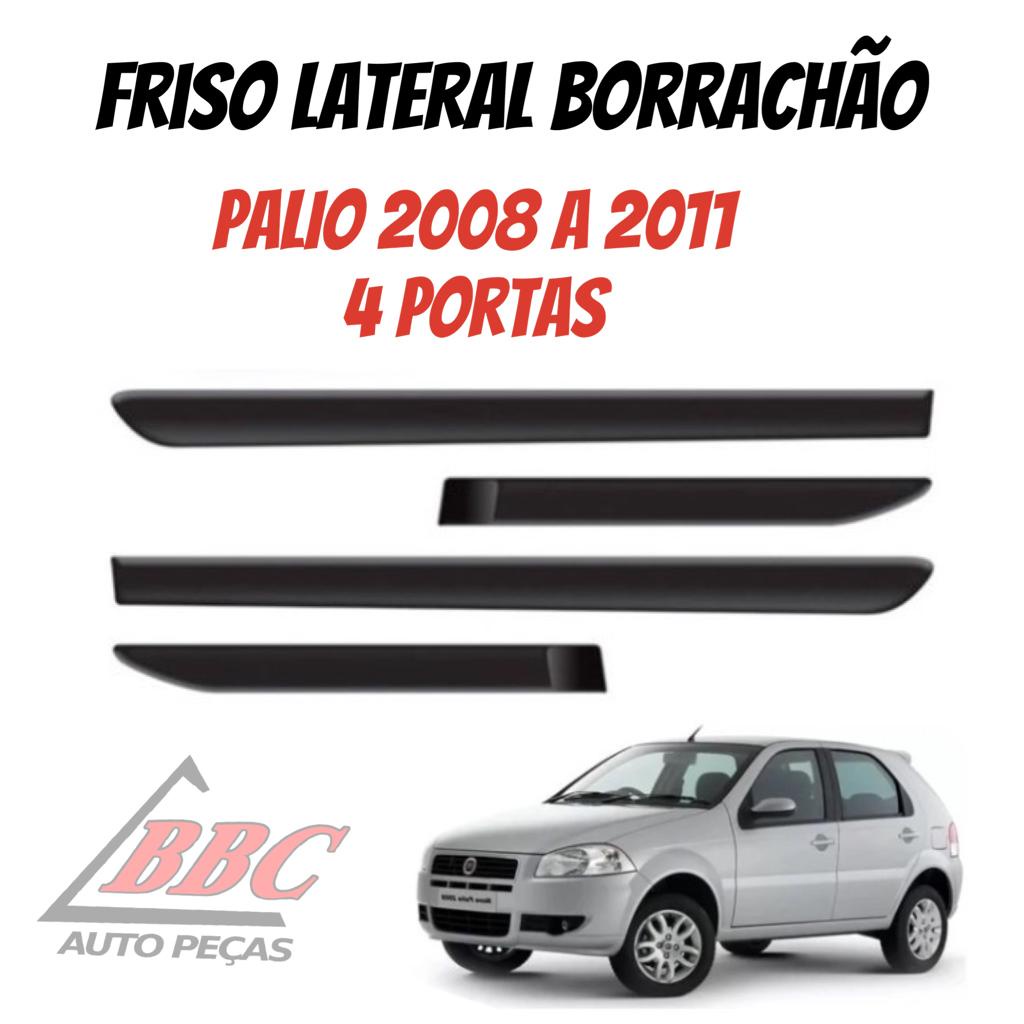 JOGO FRISO LATERAL UNO 85 A 94 LARGO 8 PEÇAS PRETO