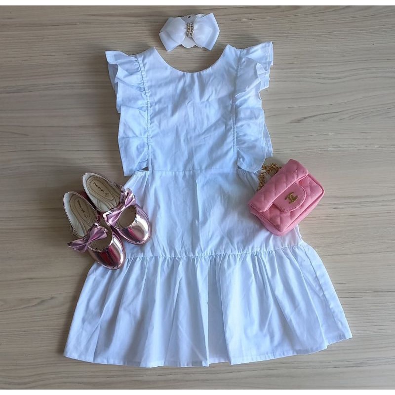 Vestido branco sale tamanho 2