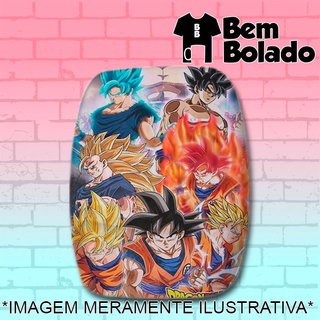 Mousepad Dragon Ball Anime Desenho Goku Gohan Super Saiyajin Esferas do  Dragão personalizado com apoio