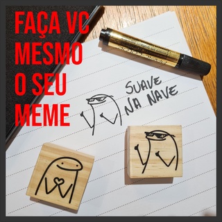 carimbo meme Flork para você mesmo fazer o meme (somente o