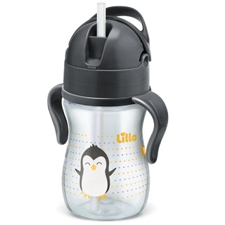 Copo Infantil Com Canudo e Alça Evolution 240ml Neutro Lillo em Oferta na Shopee